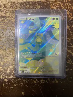 Pokemon TCG Ascended Heroes Budew 221/217 Near Mint Condition Pack Fresh RARE - Image 1