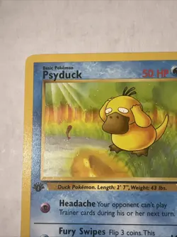 Psyduck Fossil 1st Edition 53/62 Pokemon - Image 2