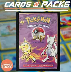 Rare Deck ZAP Pokemon Set de Base Neuf et Scelle (60 cartes) 🇫🇷🔥 - Image 1