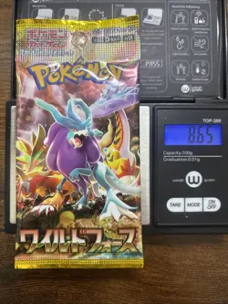 Heavy 8.65g Pokemon Sealed Wild Force Booster Pack SV5K Japanese US Seller - Image 1