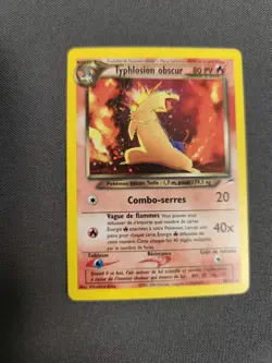 Typhlosion Obscur Holo 10/105 Neo Destiny French Dark Pokemon Card 2000 Rare - Image 1