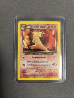 Typhlosion Obscur Holo 10/105 Neo Destiny French Dark Pokemon Card 2000 Rare - Image 3