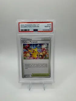 Fanfare Perayaan V 374/S-P | Indonesia Pokemon Festival Promo PSA 10 - Image 1