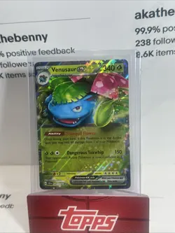 Pokemon Venusaur ex 001/142 Sv07: Stellar Crown Holo - Image 1