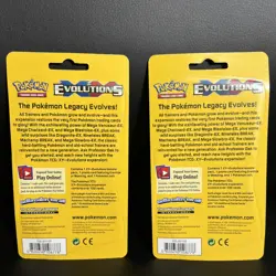 POKEMON XY EVOLUTIONS BLISTER BOOSTER PACK NEW GRENINJA & WEEZING PROMO - Image 2
