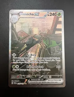 Pokemon TCG Sinistcha ex Sv06: Twilight Masquerade 210/167 Holo SIR Full Art - Image 1
