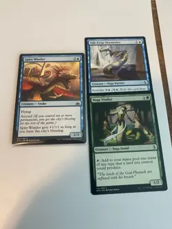 MTG Lot of 3 Snake Naga Creature Cards Tribal EDH Commander Deck Bulk Magic - Image 1