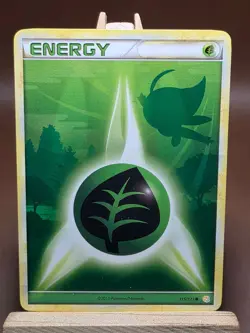 HP Pokemon Grass Energy 115/123 Heartgold & Soulsilver Regular - Image 1
