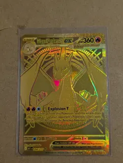 Mega Charizard Y EX 294/217 Gold Hyper Rare, Ascended Heroes, Pokemon TCG (NM) - Image 1