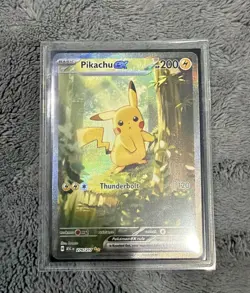 Pikachu ex 276/217 Astral Radiance Full Art Holo Rare Pokemon TCG English - Image 1
