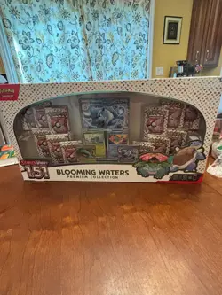 Pokemon TCG Scarlet & Violet 151 Blooming Waters Premium Collection Box Sealed - Image 1