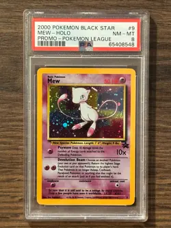 2000 Pokemon Black Star Mew Pokemon League Promo PSA 8 PSA # 65408548 - Image 2