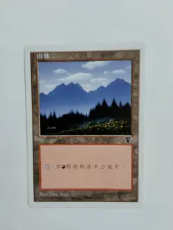 1 x MTG S-Chinese 5E Basic Land Mountain (D)---N/M - Image 1