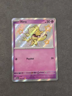 Pokemon Abra 148/091 Paldean Fates Shiny Rare NM Condition 148/091 - Image 2