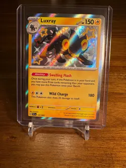 Luxray Shiny Rare SV: Paldean Fates PAF Holo Pokemon TCG 137/091 NM - Image 1