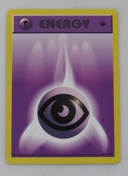 1999 Pokemon Game Psychic Energy 101/102 1st Edition Base Set NM - Image 1