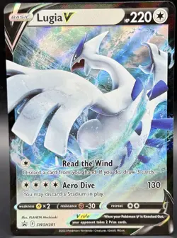 Pokemon Sword & Shield Promo Lugia V SWSH301 NM - Image 1