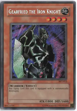 Yugioh - Gearfried the Iron Knight BPT-012 Unlimited - 2003 Collectors Tin - Image 1