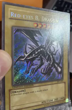 Red-Eyes B. Dragon - BPT-005 - Limited Edition - Secret Rare LP - Image 3