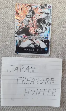 One Piece Card Ace & Newgate ST22-001 L Leader Parallel Alternate Art Japan NM - Image 2