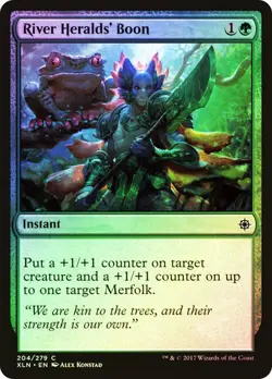 River Heralds' Boon IXALAN MTG MAGIC INSTANT FOIL - Image 1