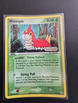 Wurmple 70/92 Legend Maker Stamped Reverse Holo Pokemon Card - Image 1