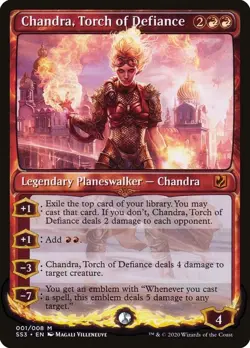 MTG - Chandra, Torch of Defiance - SS3 001/008 - Signature Spellbook: Chandra - Image 1