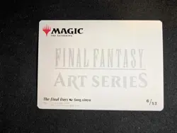 The Final Days (Art Series) #6/53 Final Fantasy MTG Near Mint - Image 2