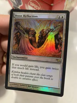 Boon Reflection FOIL Shadowmoor NM White Rare MTG - Image 2