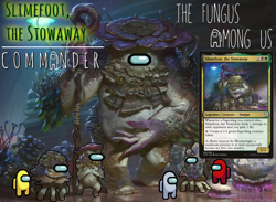 Slimefoot, the Stowaway MTG EDH Custom Commander Deck! Golgari Saprolings - Image 1