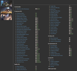Slimefoot, the Stowaway MTG EDH Custom Commander Deck! Golgari Saprolings - Image 2