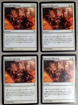 Apostle's Blessing (x4) Playset -New Phyrexia- Regular -LP- Free Shipping - MTG - Image 1