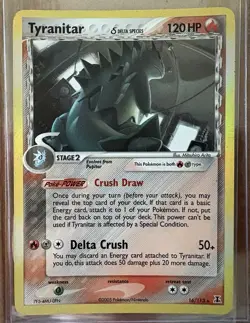 Tyranitar (Delta Species) 16/113 Delta Species Holo Pokemon HP - Image 1
