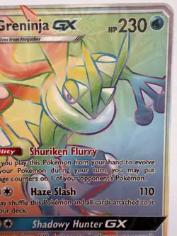 Pokemon Greninja GX 133/131 Rainbow Rare Secret Hyper Full Art Near Mint Holo - Image 4
