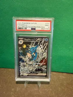 2024 POKEMON SVP EN-SV BLACK STAR PROMO #131 KINGDRA EX PSA 9 - Image 1