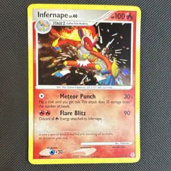 Pokemon Infernape 5/130 Diamond & Pearl 2007 Stage 2 100 HP Holo Rare English - Image 1