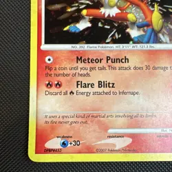 Pokemon Infernape 5/130 Diamond & Pearl 2007 Stage 2 100 HP Holo Rare English - Image 5