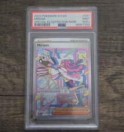 Pokemon 2023 Miriam 251/198 Scarlet & Violet Special Illustration PSA 9 Holo - Image 1