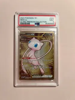 2023 POKEMON MEW EN-151 205 MEW EX HYPER RARE PSA: MINT 9 - Image 1