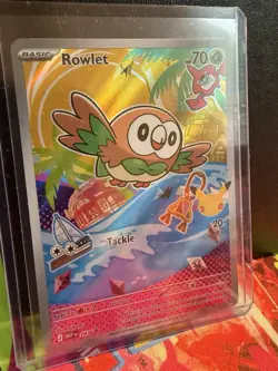 Rowlet MEP 043 Promo - Illustration Rare - Pokemon TCG: 30th Anniversary - NM - Image 1