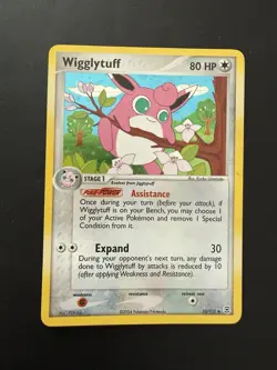 Pokemon TCG EX FireRed & LeafGreen Wigglytuff #52/112 Holo Near Mint - Image 1