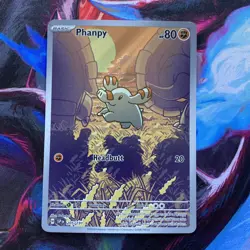 Pokemon Phanpy 205/191 Surging Sparks Illustration Rare Full Art Holo NM - Image 1