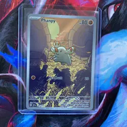 Pokemon Phanpy 205/191 Surging Sparks Illustration Rare Full Art Holo NM - Image 3