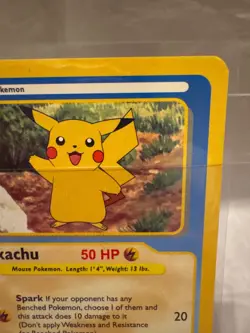Pikachu Funskool 2004 India Pokemon Card Vintage - Excellent Condition - Image 3