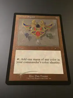 MTG Secret Lair #509 Arcane Signet Retro Frame Etched Foil NM - Image 1