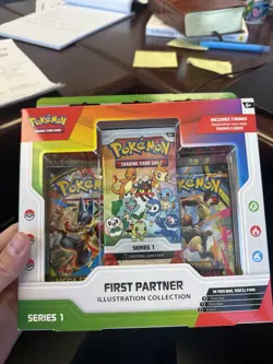 Pokemon TCG First Partner Illustration Collection Series 1 New Sealed - Image 1