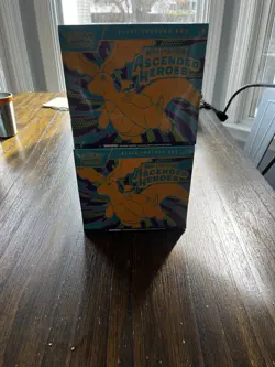 Ascended Heroes ETB Lot Of 2 Sealed Mega Evolution Pokemon Boxes - Image 1