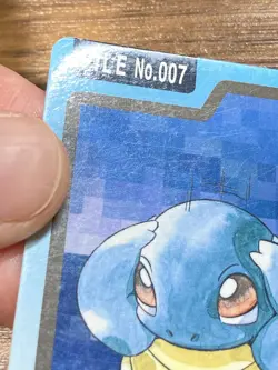 Pokemon Carddass Card Squirtle File No.7 Bandai Pocket Monsters 1997 Japan - Image 3