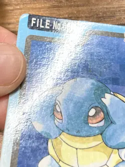 Pokemon Carddass Card Squirtle File No.7 Bandai Pocket Monsters 1997 Japan - Image 4