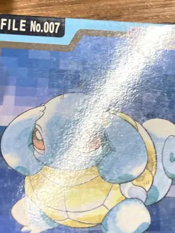 Pokemon Carddass Card Squirtle File No.7 Bandai Pocket Monsters 1997 Japan - Image 5